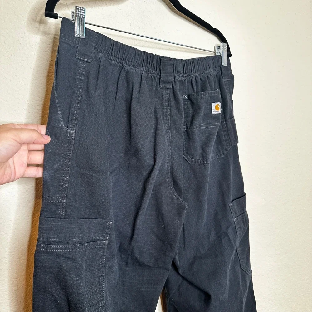 Carhartt Medical C54108 Black Ripstop Cargo Pants Mens Small Regular Utility